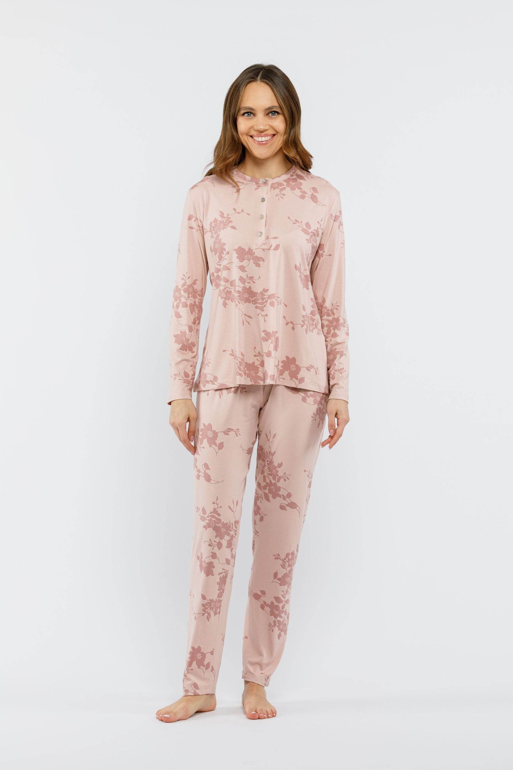 Pigiama Serafino Donna I2602 Fida - evabiancheria